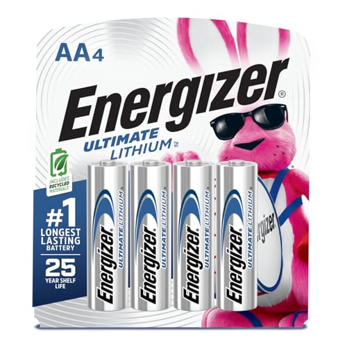 Energizer Ultimate Lithium AA Batteries 4-Count
