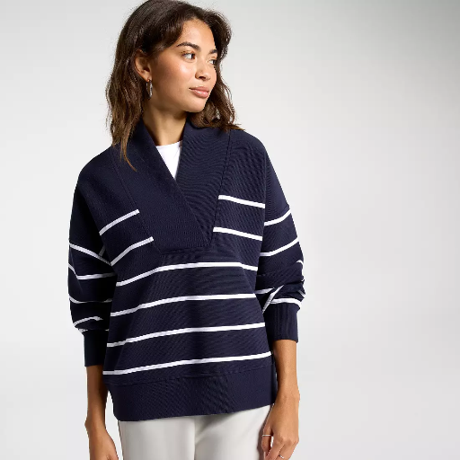 CALIA Women's Elevate Ottoman Shawl Collar Sweater Deal