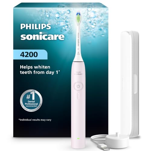 Philips Sonicare 4200 Rechargeable Electric Toothbrush, 1 Brush Head