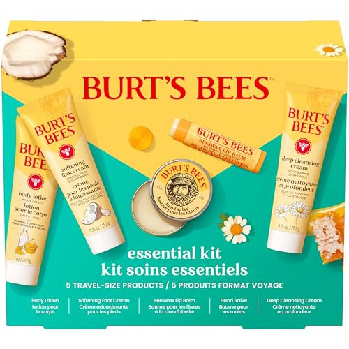 Burt’s Bees Essentials Everyday Set, 5 Travel Sized items