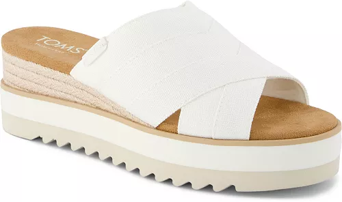 TOMS Women’s Diana Crossover Mule Wedge Sandal Deal