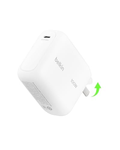 Belkin 100W Compact GaN USB-C Charger w/ 5' USB-C Cable