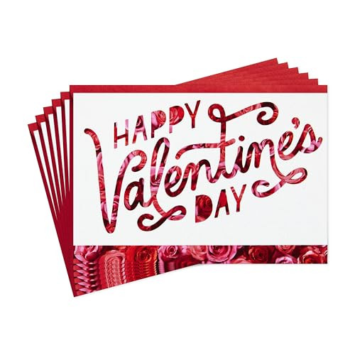 Hallmark Valentine's Day Cards, Simple Wish 6-Pack
