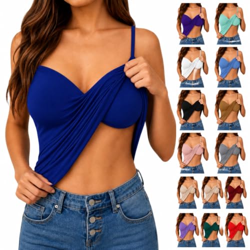 Women Built In Bra Padded Cami Top Deal