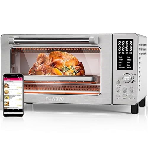 Nuwave Bravo Air Fryer Toaster Smart Oven 21-Qt Capacity