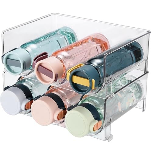 Borozo Water Bottle Organizer Holder 2-Pack Deal