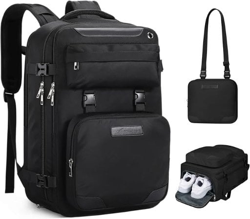 17.3" Maelstrom Carry On Travel Backpack (Black)