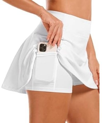 Stelle Women’s Athletic Skirt with Pockets and Inner Shorts
