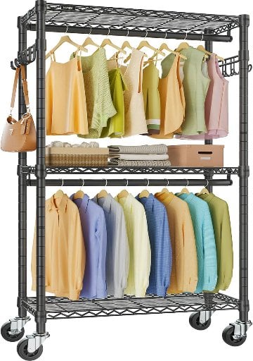 VIPEK R2 Heavy Duty Double Rods Clothes Rack Deal
