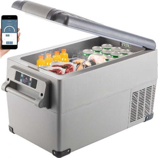 VEVOR Dual Zone 37-Qt 12V Car Refrigerator w/ App Control