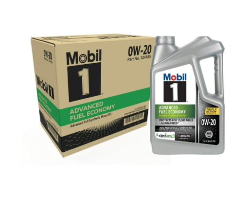Mobil 1 Full Synthetic Motor Oil 0W-20, 5 Quart (Pack of 3)