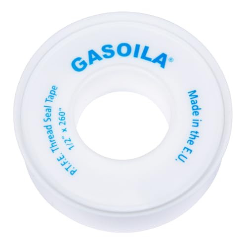Gasoila PTFE Thread Seal Tape 1/2 Inch x 260 Inch