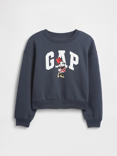 GapKids x Disney Minnie Mouse Oversized Logo Sweatshirt