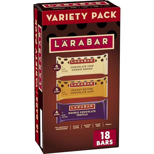 LÄRABAR Fruit & Nut Bars Chocolate Variety Pack 2 x 18-Pack