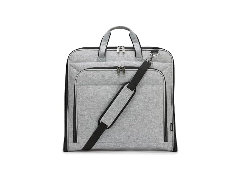 Amazon Basics Foldable Carry-On Garment Bag (Grey) Deal