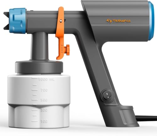 Tilswall Dreamer 600 HVLP Handheld Paint Sprayer w/ 600W Motor & 1000ml Container Deal