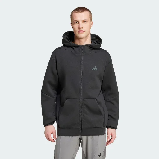 Adidas Men's Designed for Training Full-Zip Track Jacket