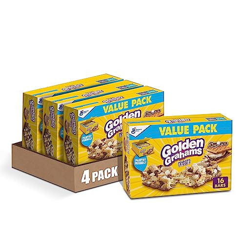 Golden Grahams Cereal Treat S'mores Bars 64-Count
