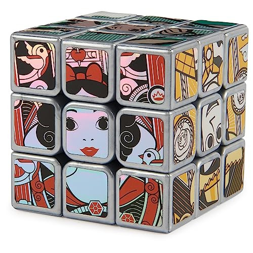 Rubik's Cube Disney 100th Anniversary Metallic Platinum 3x3 Cube