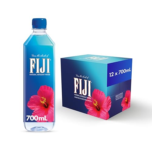 FIJI Natural Artesian Bottled Water 700mL (Pack of 12)