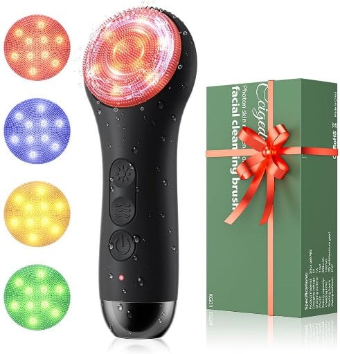 Rechargeable Face Scrubber with 4 LED lights Deal