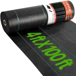 VEVOR Heavy Duty Weed Barrier Fabric 4' x 100' 5.8 OZ Deal
