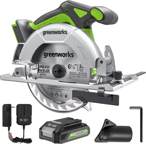 Greenworks 24V 4-1/2 Brushless Compact Circular Saw