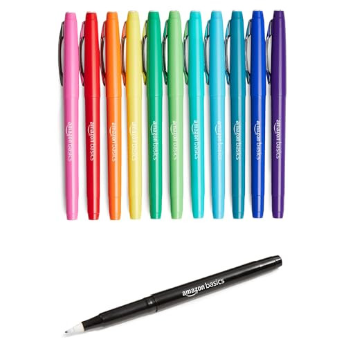 Amazon Basics Felt Tip Marker Pens