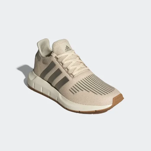 Adidas Women's Swift Run 1.0 Shoes (Beige / Core Black / Cloud White) Deal