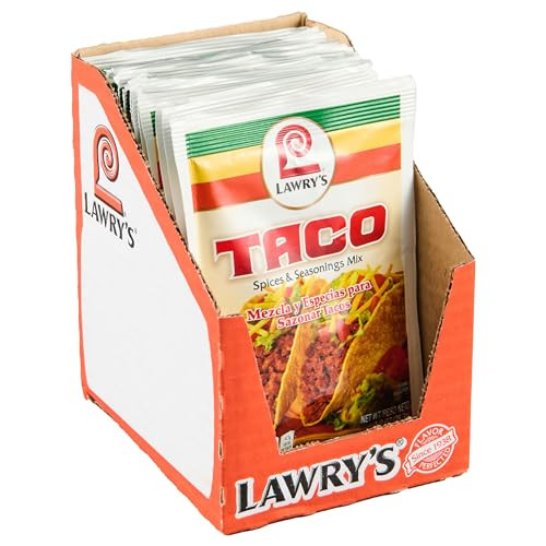 Lawry's Taco Spices & Seasonings Mix 12-Pack 1-Oz