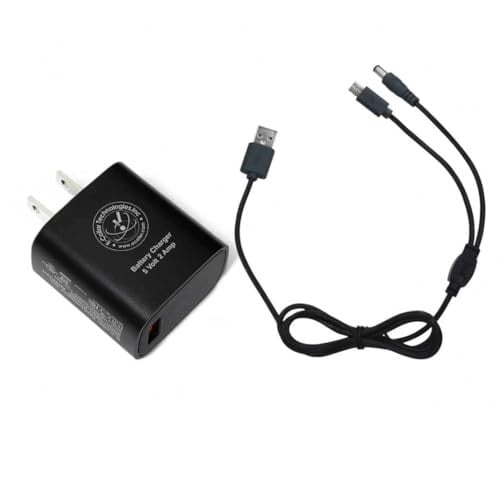 Educator Dual Lead Charger Micro USB for Transmitter and Round Plug for Receiver