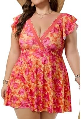 COCOPEAR Plus Size Swimsuit for Women Deal