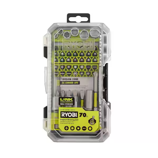RYOBI Impact Rated Driving Set (70-Piece)