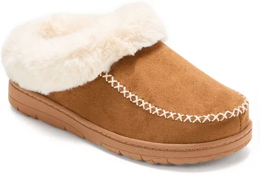 Dearfoams Cozy Comfort Women's Moc Toe Clog Slippers (7-8 and 9-10) Deal