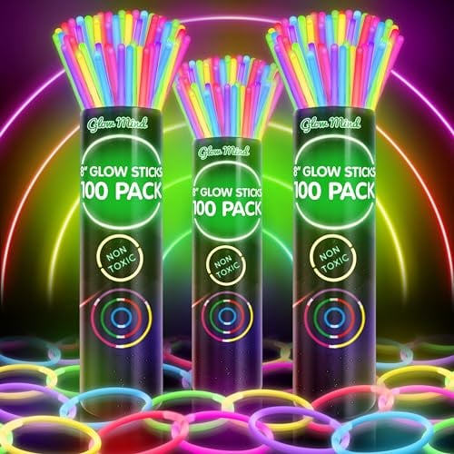 (Prime Deal) Ultra Bright Glow Sticks 300-Count