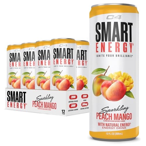 (Prime Deal) C4 Smart Energy Drink Sugar Free, 12 oz 12-Pack Deal