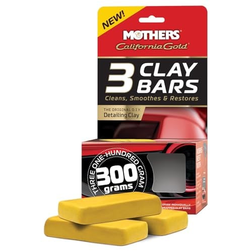 Mothers California Gold Clay Bar 3-Pack 100-Gram