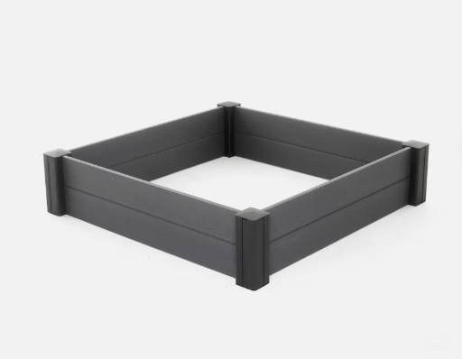 Keter 48" Wood Look Raised Garden Bed, Grey Deal