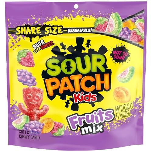 SOUR PATCH KIDS Fruits Mix Soft & Chewy Gummy Candy 11.03 oz Deal