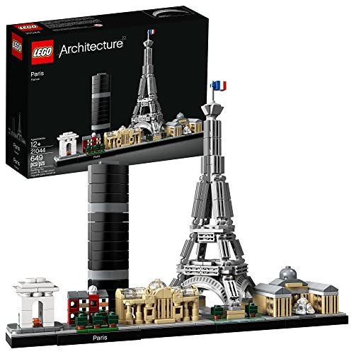 LEGO Architecture Paris City Skyline Building Kit, 649 Pcs.