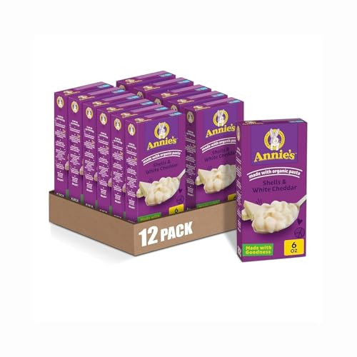 Annie's Shells & White Cheddar Macaroni and Cheese 12-Pack