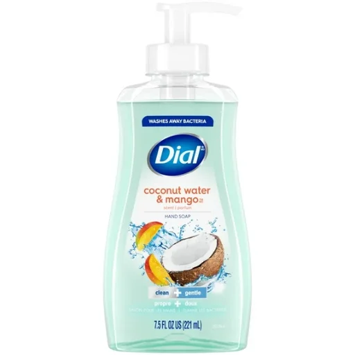 Dial Liquid Hand Soap Coconut Water & Mango 7.5 fl oz
