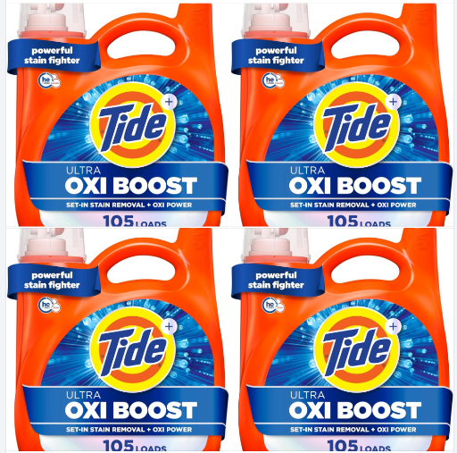 Tide Ultra Oxi Boost -4ct Deal