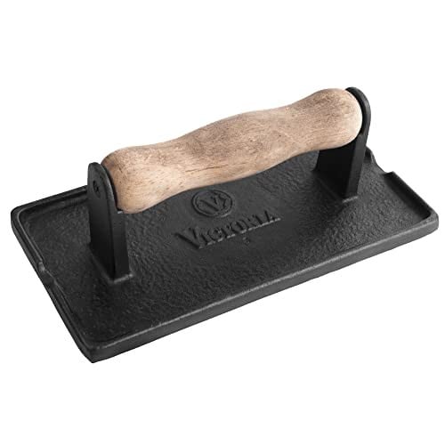Victoria Cast Iron Panini Burger Press (4.25"x8.25") Deal