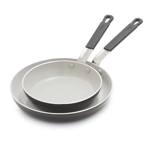 GreenPan x Bobby Flay 2 Piece 8" and 10" Nonstick Frying Pan Skillet Set Deal