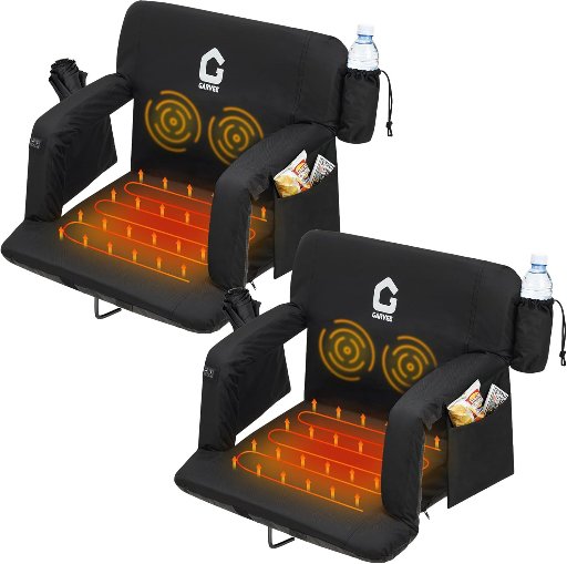 Garvee Massage & Heated Stadium Seats 2-Pack