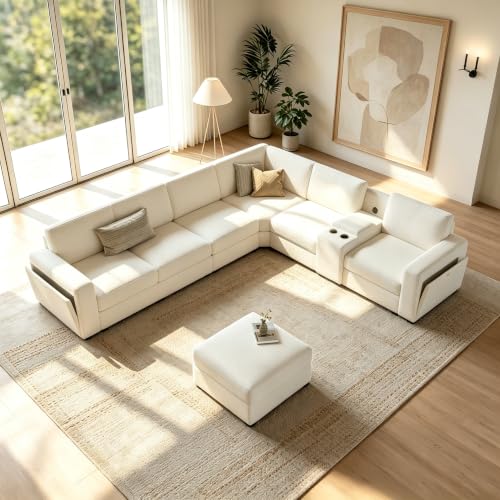 Vesgantti 127" Modular L Shaped Sectional Couch