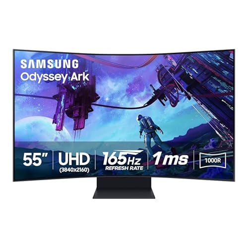 Samsung 55" Odyssey Ark 2nd Gen 4K UHD 1000R Curved Gaming Monitor, 165Hz, 1ms, Quantum Mini-LED Deal