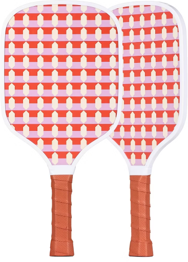 Pickle O'Joe Pickleball Paddle and Ball Set - Pink Geometric Deal