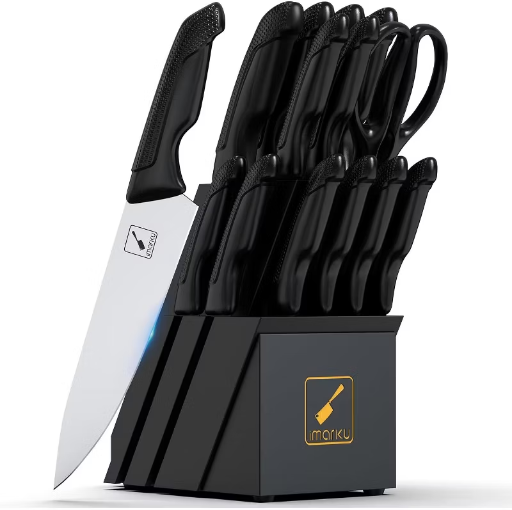 imarku 14-Piece Knife Block Set